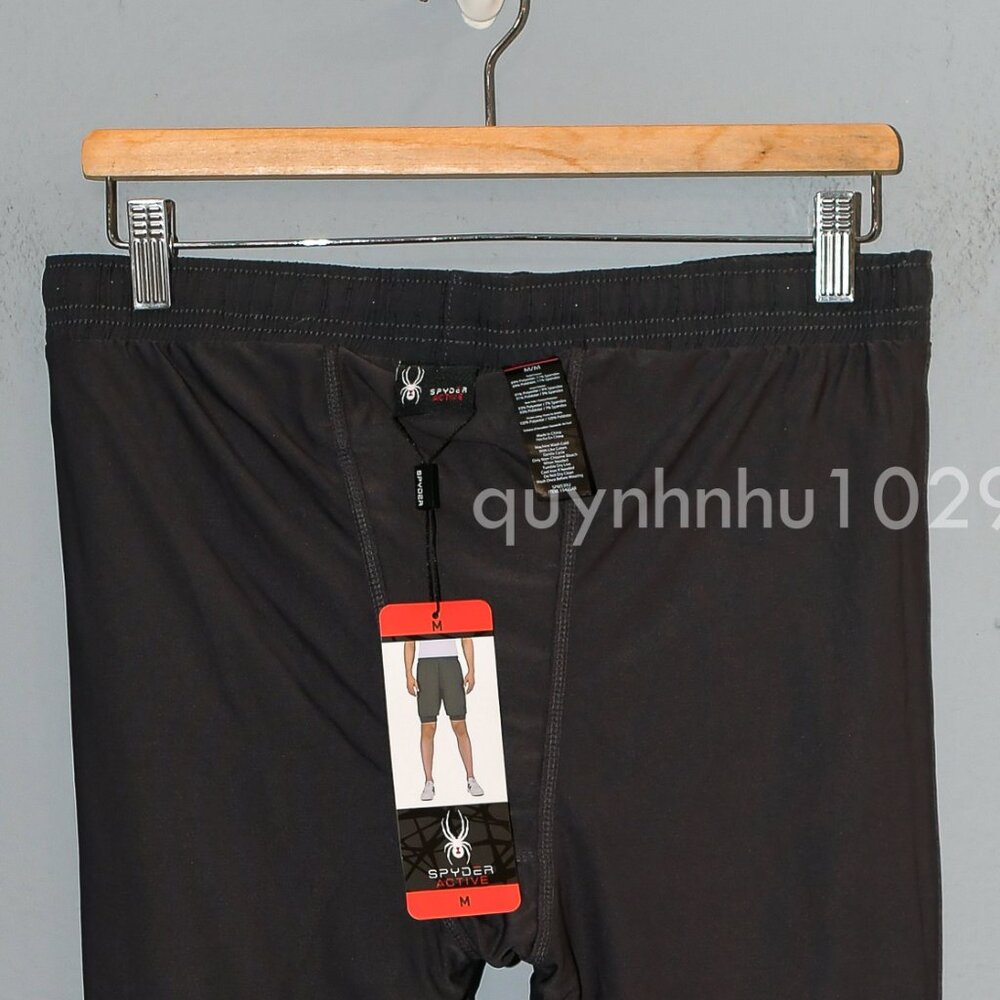 Spyder Men's tech Knit short in dark gray - Picture 9 of 9